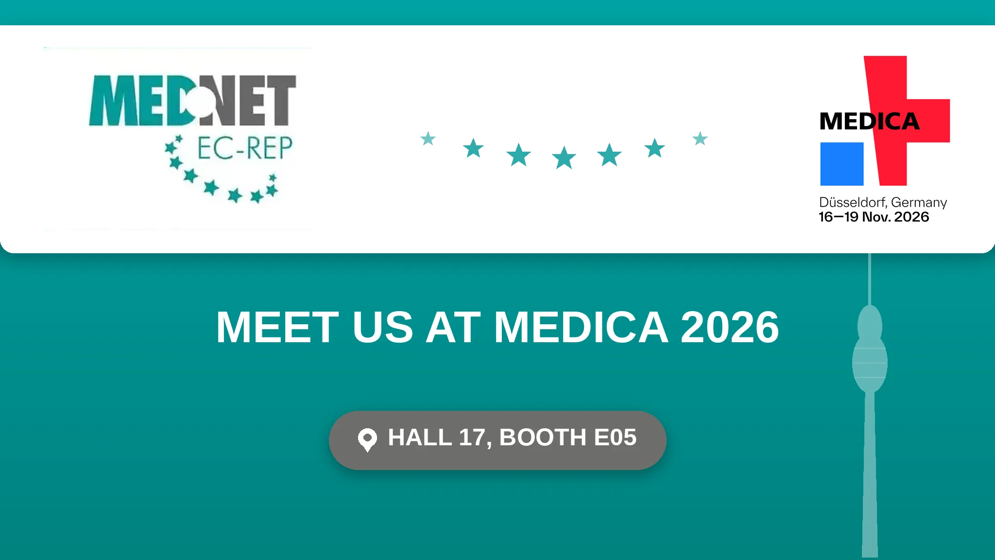 MedNet EC-REP at MEDICA 2026 in Düsseldorf